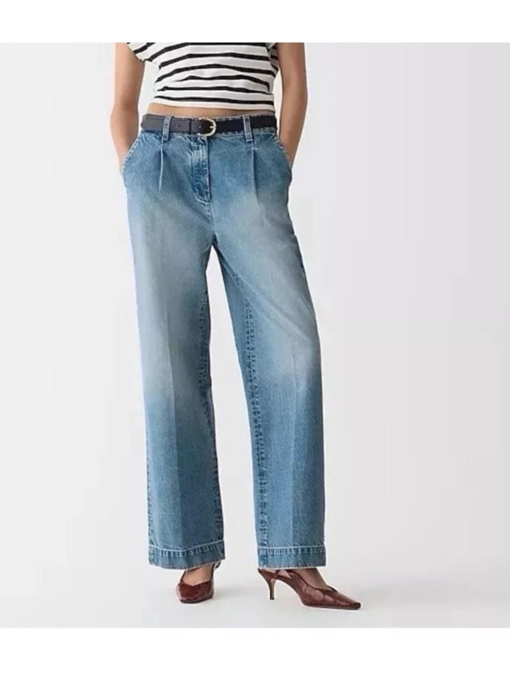 J. Crew Wide-Leg Essential Trouser Jean